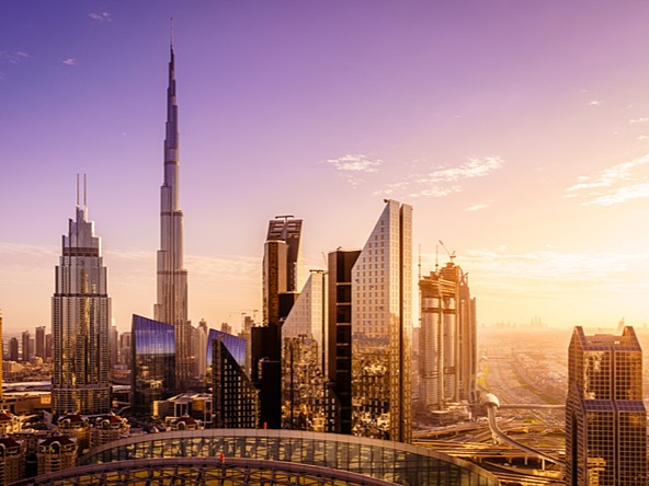 Skyline of Dubai, UAE