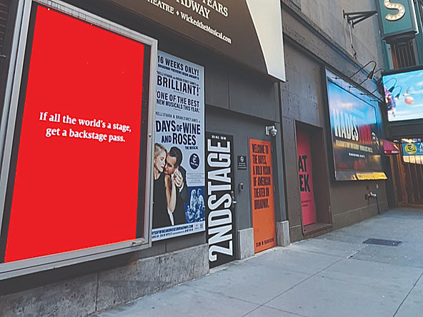 photograph of economist billboard